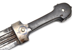 Georgian Dagger with the belt - authentic, antique.