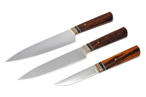 Kitchen Trio - custom kitchen knives by DED knives