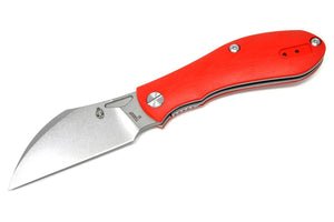 Tsarap Folder knife by Brutalica in Red G10