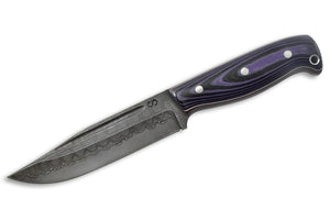 Voykar FT - custom Damascus knife by Olamic Cutlery
