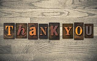 Thank you for your support!