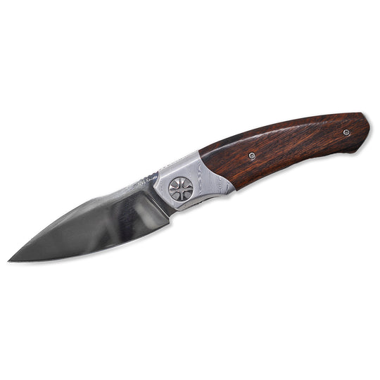 NL Knives Baba Yaga – Magnacut Folding Knife, Ironwood