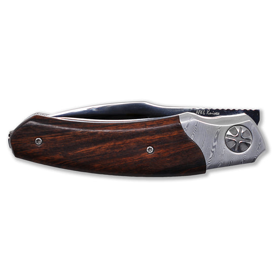 NL Knives Baba Yaga – Magnacut Folding Knife, Ironwood