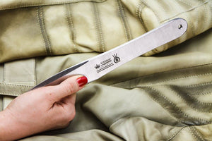 Lepestok - throwing knife from Kizlyar Supreme - reverse grip