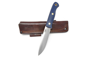 knife with bushcraft style sheath 