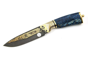 Setter - custom art knife from Rosarms, other side of the blade