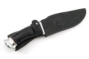 Artybash hunting knife from Rosarms in the sheath