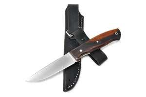 DED knife with the leather sheath