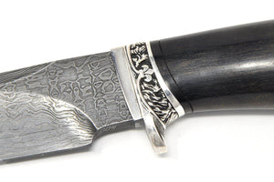 Guard details on Alabai knife