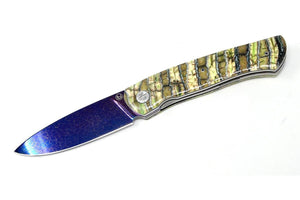 Frodo Nebula custom folding knife by N&L Knives
