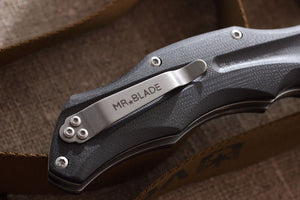 Pocket clip on HT-1 - folding knife by Mr. Blade