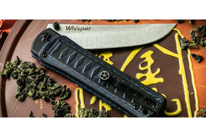 Whisper M390 - EDC folding knife by Kizlyar Supreme, details