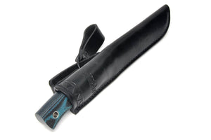 knife in the leather sheath