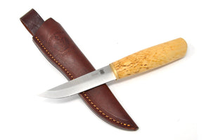 Knife and leather sheath