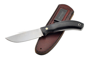 The Skinner-3 by DED knives with the leather sheath