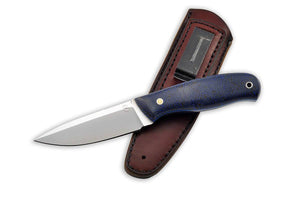 The knife with leather sheath