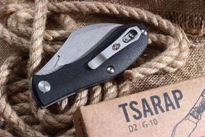 Tsarap Folder by Brutalica Knives, folded